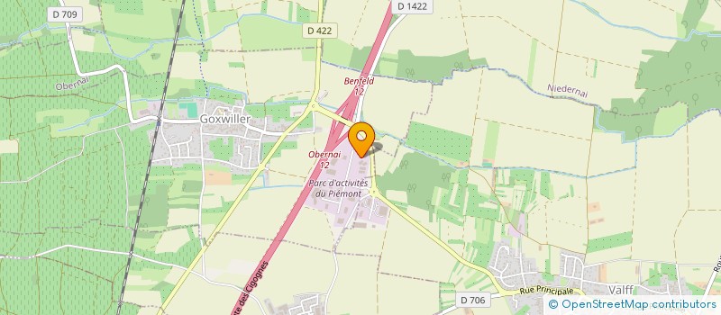 localisation de l'entreprise LA TABLE EUROPEENNE  GOXWILLER