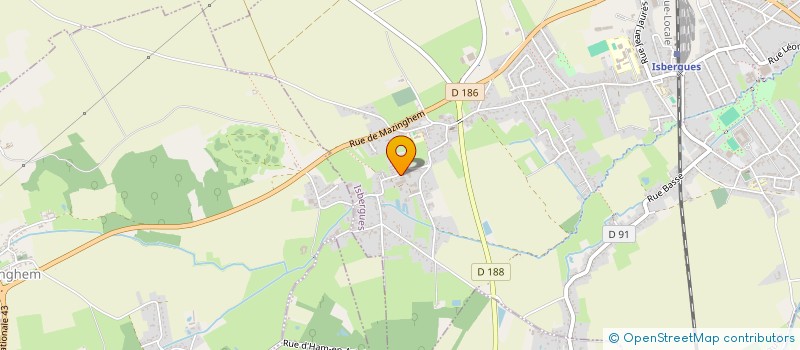 localisation de l'entreprise LA TABLE FERMIERE  ISBERGUES