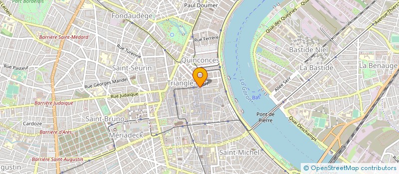 localisation de l'entreprise LA TABLE GASCONNE à BORDEAUX