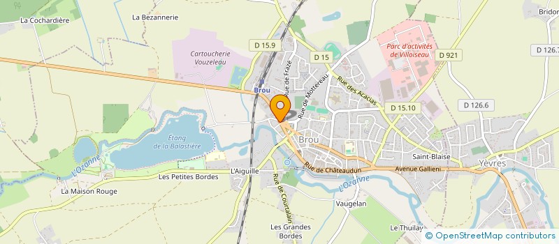 localisation de l'entreprise LA TABLE GOURMANDE à BROU