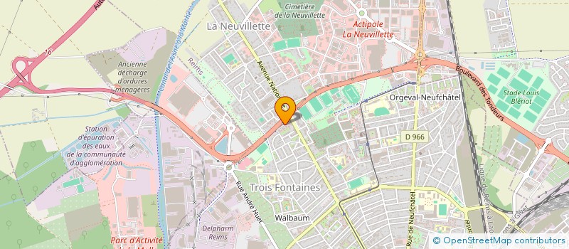 localisation de l'entreprise LA TABLE LUTONAISE  REIMS