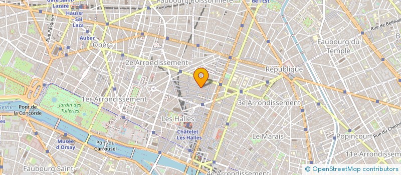 localisation de l'entreprise LA TABLE MARGOT à PARIS