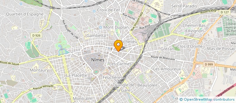 localisation de l'entreprise LA TABLE MAROCAINE  NIMES