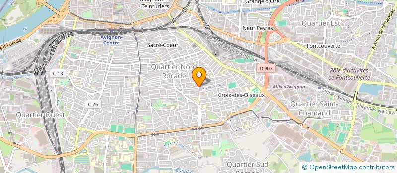 localisation de l'entreprise LA TABLE MAROCAINE  AVIGNON