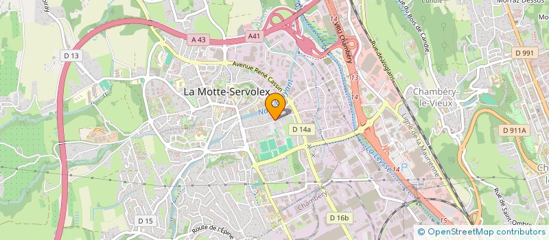 localisation de l'entreprise LA TABLE MOTTERAINE  LA MOTTE-SERVOLEX