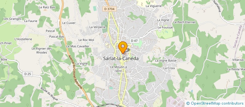 localisation de l'entreprise LA TABLE PERIGOURDINE à SARLAT-LA-CANEDA