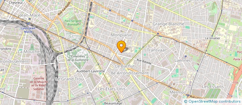 localisation de l'entreprise LA TABLE RONDE  LYON