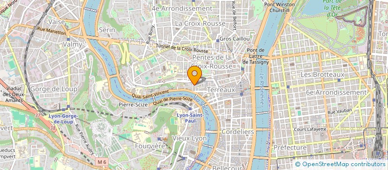 localisation de l'entreprise LA TABLE ROUMAINE à LYON