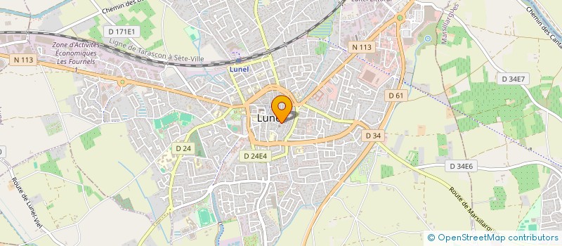 localisation de l'entreprise LA TABLE SOLIDAIRE DU SUD à LUNEL