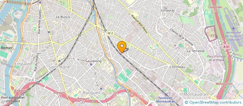 localisation de l'entreprise LA TABLEE  TOULOUSE