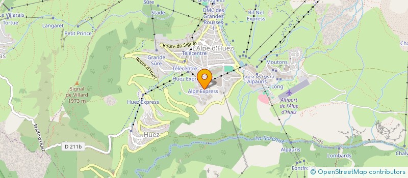localisation de l'entreprise LA TABLEE à HUEZ