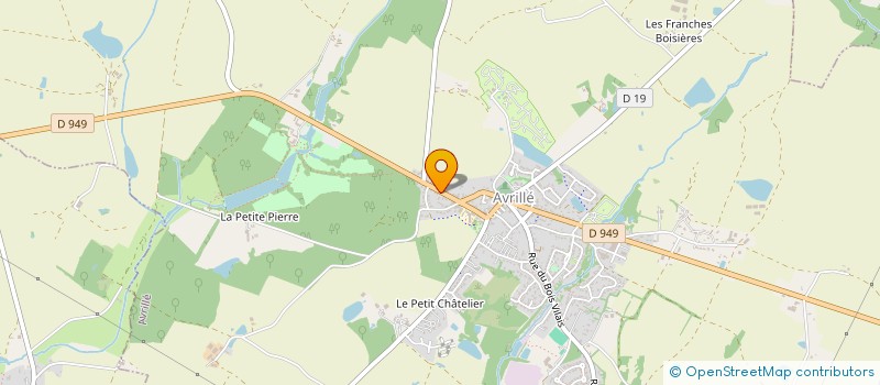 localisation de l'entreprise LA TABLEE ENCHANTEE à AVRILLE