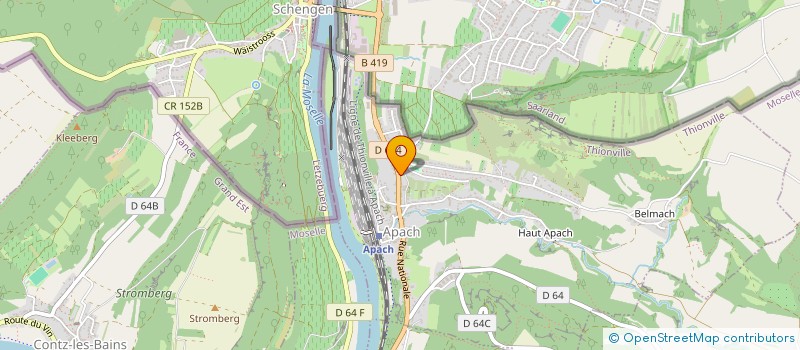 localisation de l'entreprise LA TABLEE ONIRIQUE  SIERCK-LES-BAINS