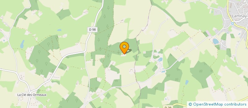 localisation de l'entreprise LA TABOURDIERE  SAINT MAIXENT