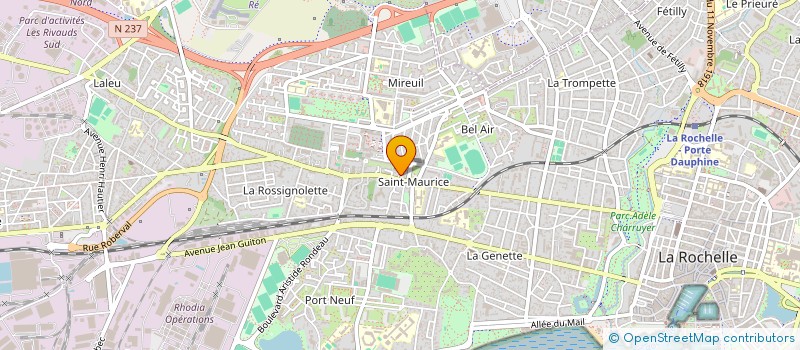 localisation de l'entreprise LA TAF'TIERE  LA ROCHELLE