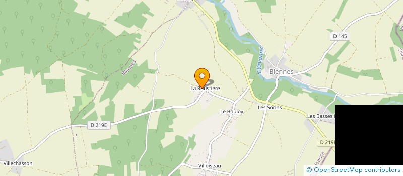 localisation de l'entreprise LA TAIGA  BLENNES