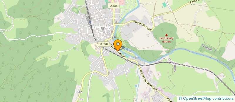 localisation de l'entreprise LA TAILLADE  LANGEAC