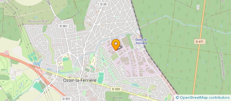 localisation de l'entreprise LA TAILLANDERIE D OZOIR à OZOIR-LA-FERRIERE