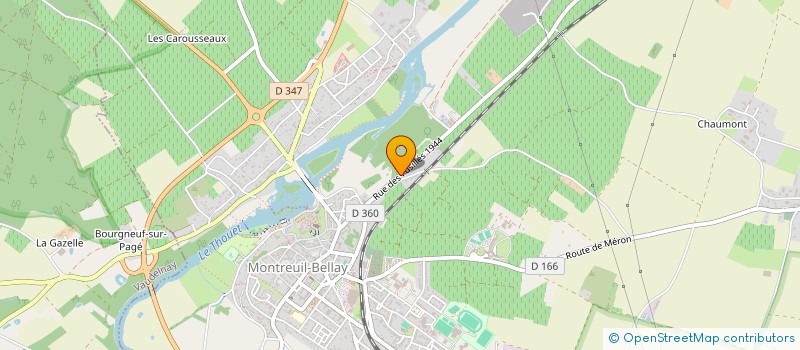 localisation de l'entreprise LA TAISONNIERE  MONTREUIL-BELLAY