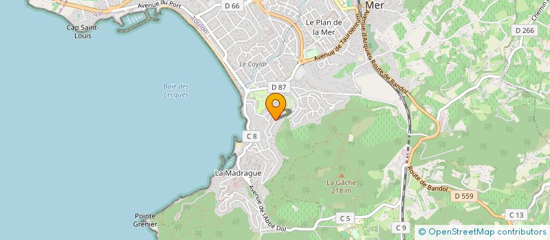 localisation de l'entreprise LA TALBA à SAINT-CYR-SUR-MER