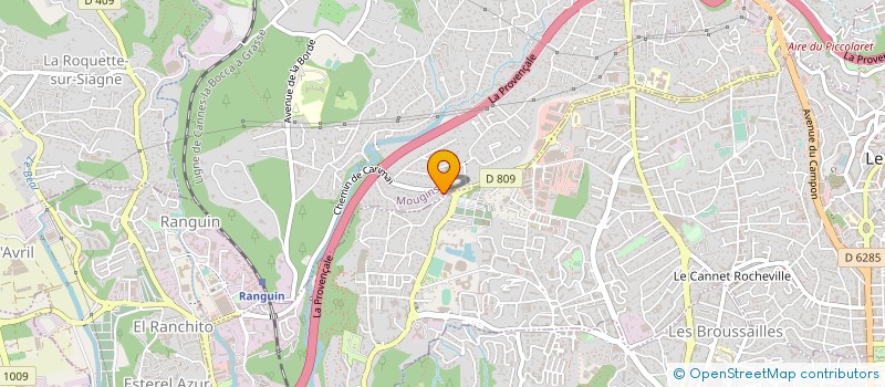 localisation de l'entreprise LA TALMEUNIERE à MOUGINS
