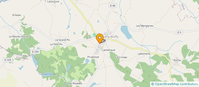 localisation de l'entreprise LA TAMANIE à MONTROL-SENARD