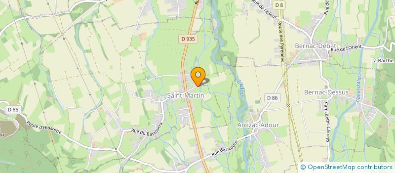 localisation de l'entreprise LA TAMARINE  SAINT-MARTIN