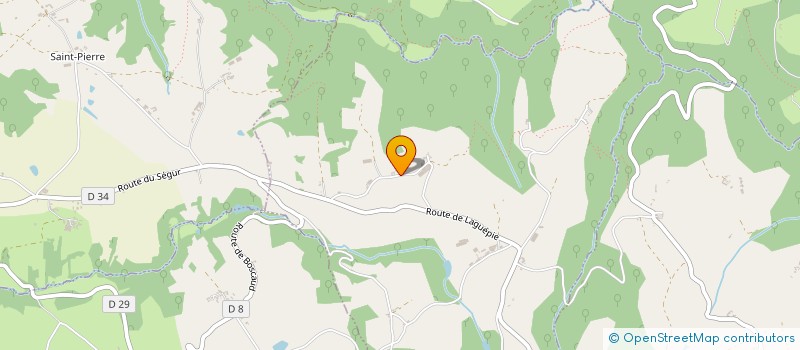 localisation de l'entreprise LA TAMBOUILLE  LAPARROUQUIAL