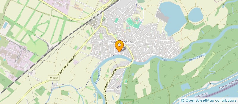 localisation de l'entreprise LA TANAISIE  LA WANTZENAU