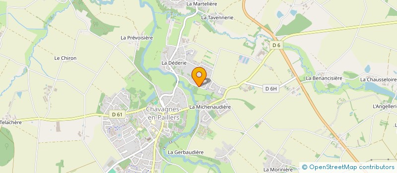 localisation de l'entreprise LA TANCHE CHAVAGNAISE  CHAVAGNES-EN-PAILLERS