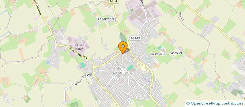 localisation de l'entreprise LA TANCHE D OR  LINSELLES