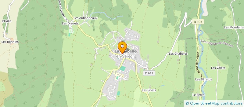 localisation de l'entreprise LA TANGENTE à SAINT-AGNAN-EN-VERCORS