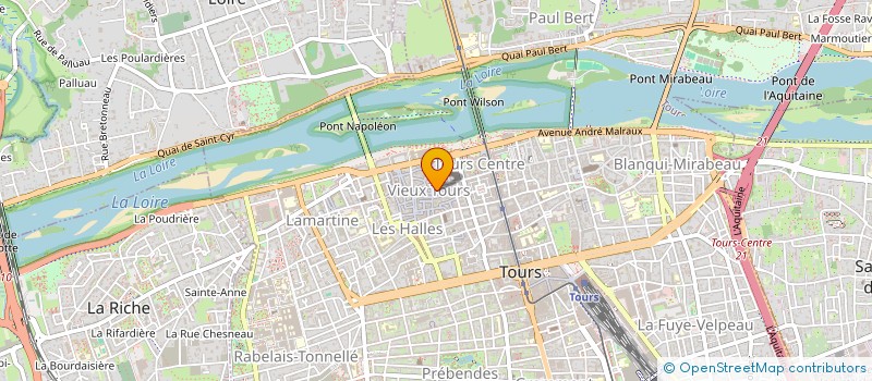 localisation de l'entreprise LA TANGENTE  TOURS