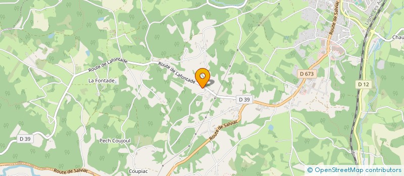 localisation de l'entreprise LA TANGENTE DU CORBEAU  GOURDON