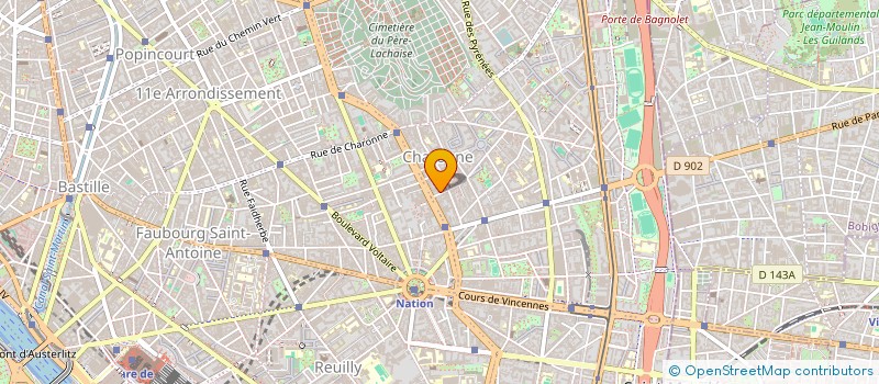 localisation de l'entreprise LA TANGUEDIA DE PARIS  PARIS