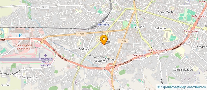localisation de l'entreprise LA TANIA à ALBI