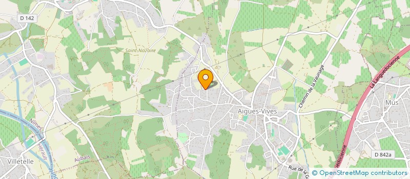 localisation de l'entreprise LA TANIERE 18  AIGUES-VIVES