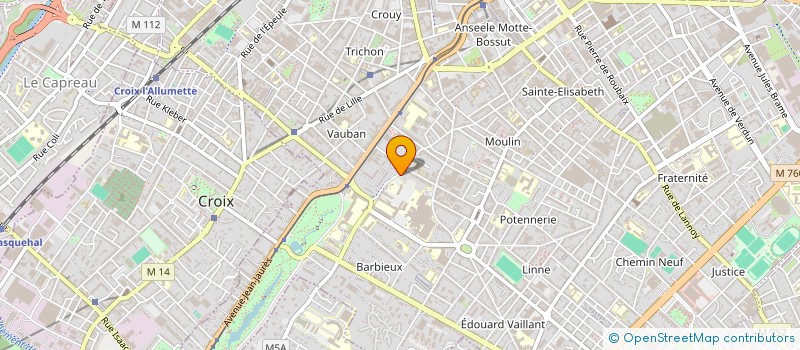 localisation de l'entreprise LA TANIERE  ROUBAIX