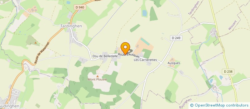 localisation de l'entreprise LA TANIERE  TARDINGHEN