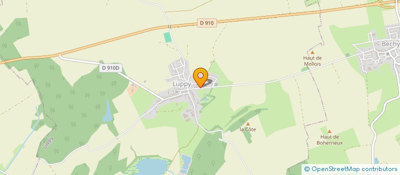 localisation de l'entreprise LA TANIERE  LUPPY