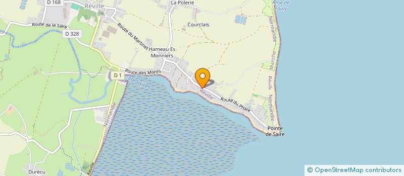 localisation de l'entreprise LA TANIERE  REVILLE