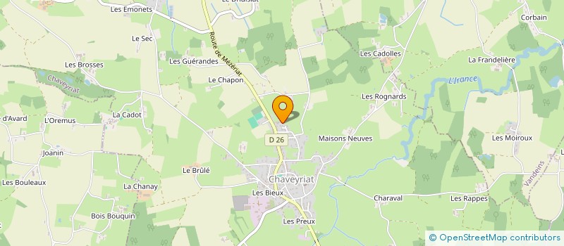 localisation de l'entreprise LA TANIERE à CHAVEYRIAT