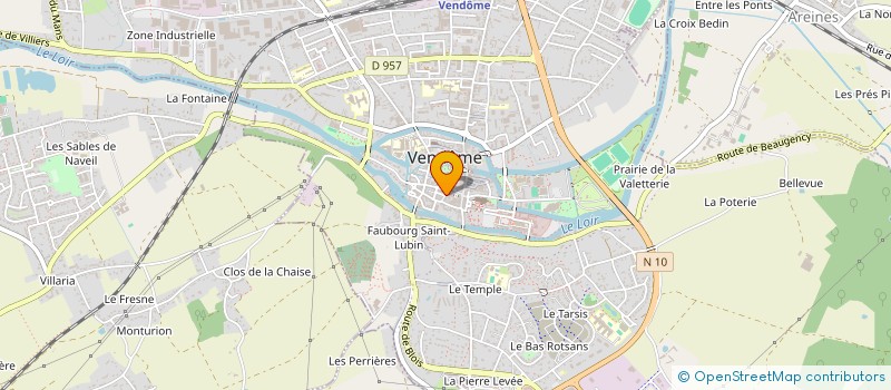 localisation de l'entreprise LA TANIERE à VENDOME