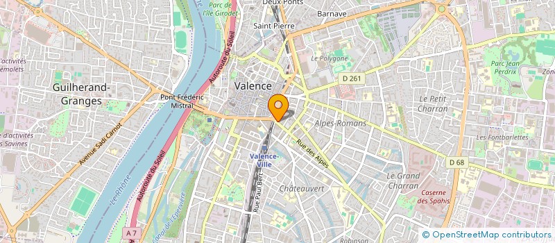 localisation de l'entreprise LA TANIERE DE VOLTATLI à VALENCE