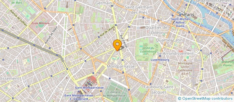 localisation de l'entreprise LA TANIERE DES LOUPS  PARIS