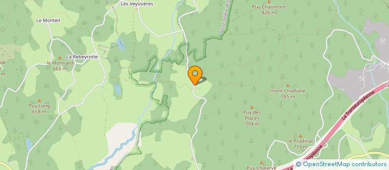 localisation de l'entreprise LA TANIERE FORGEBOIS  ROSIERS-D'EGLETONS