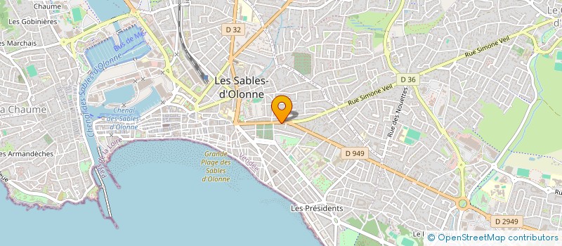 localisation de l'entreprise LA TANNERIE à LES SABLES D'OLONNE