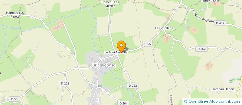 localisation de l'entreprise LA TANNERIE  BRICQUEBOSQ