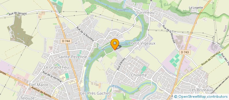 localisation de l'entreprise LA TANNERIE DE BEGROLLE à NIORT