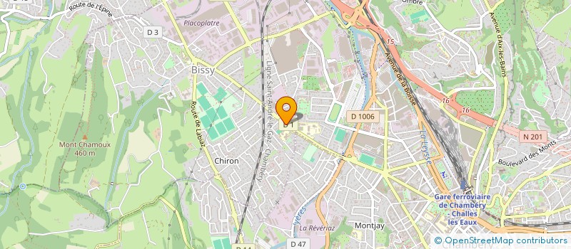 localisation de l'entreprise LA TANNIERE  CHAMBERY